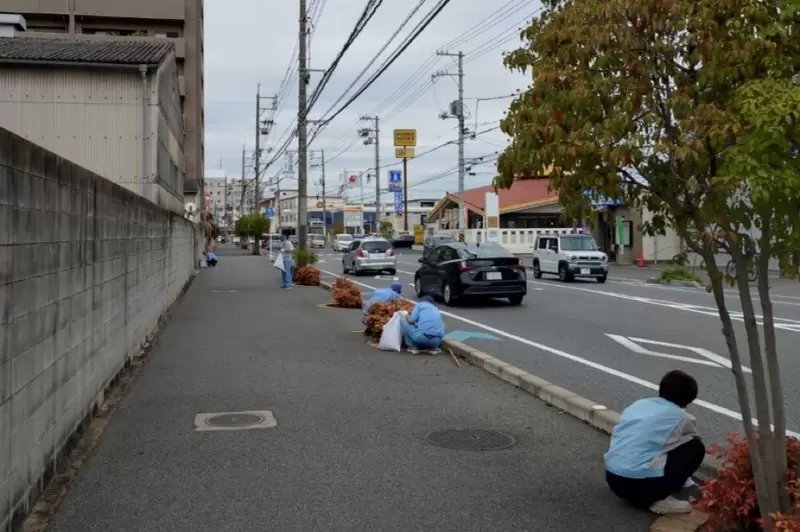 地域清掃活動に取り組んでいますの画像